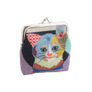 JAVIER - Monedero Porta-Monedas con Cierre de Clip, Colección Gatos y Perros