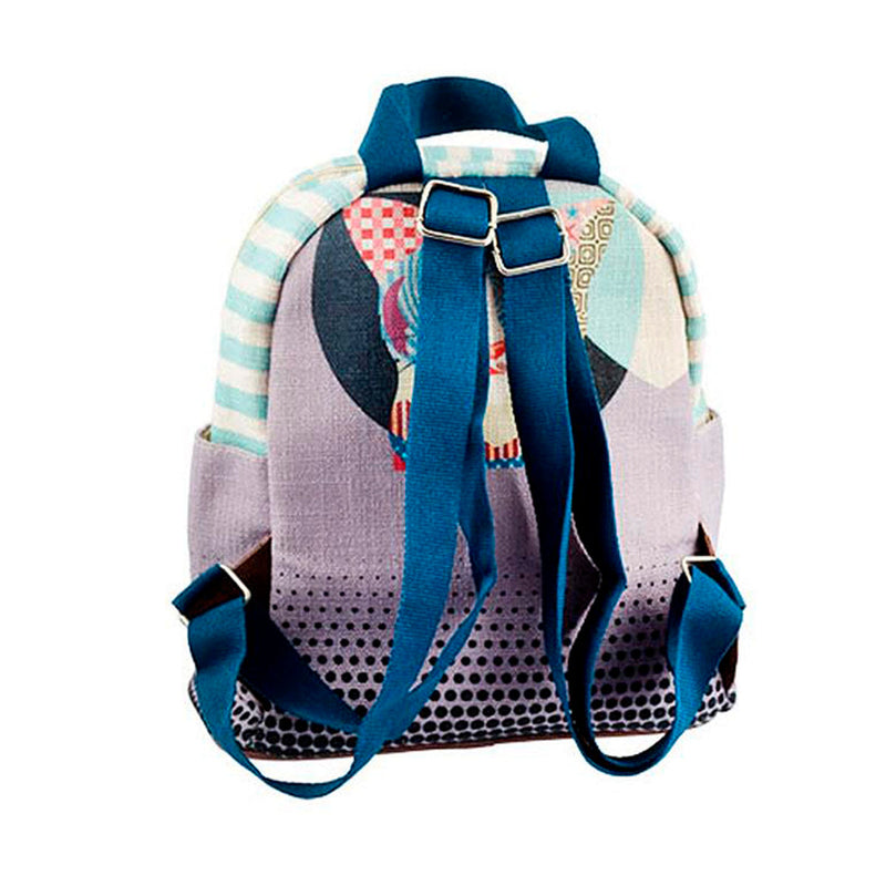 JAVIER - Mochila Infantil con Bolsillos Delantero y Dos Laterales, Colección Gato