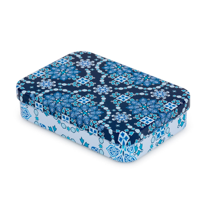 JAVIER Arabesque - Baraja de Cartas Inglesa de 52 Naipes en Estuche Metálico