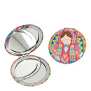 JAVIER Virgencita Plis - Espejo de Bolsillo de 7 cm Redondo y con Aumento