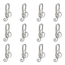 JAVIER Música - Set de 12 Clips para Papel con Forma de Clave de Sol