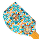 JAVIER Azulejo Verde - Espátula para Cocina y Repostería en Silicona con Mango de Bambú