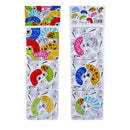 JAVIER Abanicos - Set de 6 Posavasos Cuadrados en Madera y Corcho