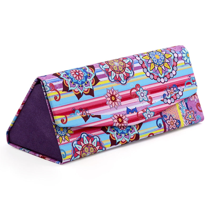 JAVIER Mandalas - Funda de Gafas Plegable con Cierre Magnético