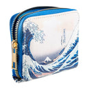 JAVIER La Ola - Monedero Pequeño Cartera para Mujer con Cremallera