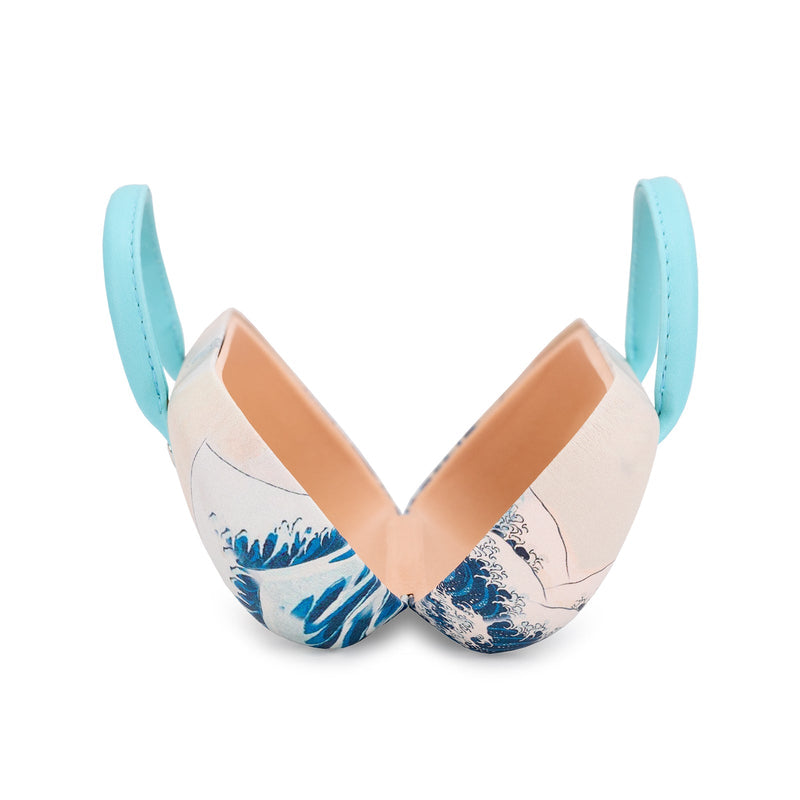 JAVIER La Ola - Funda de Gafas Rígida con Asas y Cierre Flex