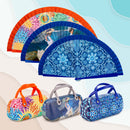 JAVIER Arte Flamenco - Kit de Abanico Plegable y Funda para Gafas Rígida a Conjunto