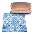 JAVIER Arabesque - Funda de Gafas Rígida con Cierre Flex y Paño de Microfibra. Oscuro2