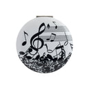 JAVIER Música - Espejo de Bolsillo de 7 cm Redondo y con Aumento