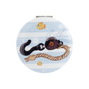 JAVIER Marineros - Espejo de Bolsillo de 7 cm Redondo y con Aumento