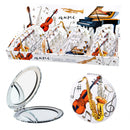 JAVIER Instrumentos - Espejo de Bolsillo de 7 cm Redondo y con Aumento