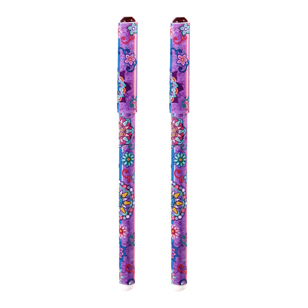 JAVIER Mandalas - Set de 2 Bolígrafos Estampados con Tapón a Presión