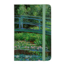 JAVIER El Puente Monet - Libreta de Notas A6 con Cubiertas Rígidas y Marca Páginas
