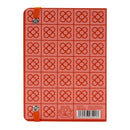 JAVIER Panot - Libreta de Notas A6 con Cubiertas Rígidas y Marca Páginas. Rojo