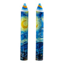 JAVIER Noche Estrellada - Set de 2 Gomas de Borrar Extra-Grandes en Formato Lápiz