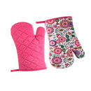 JAVIER Printemps - Manopla Guante para Horno y Barbacoa 100% Algodón