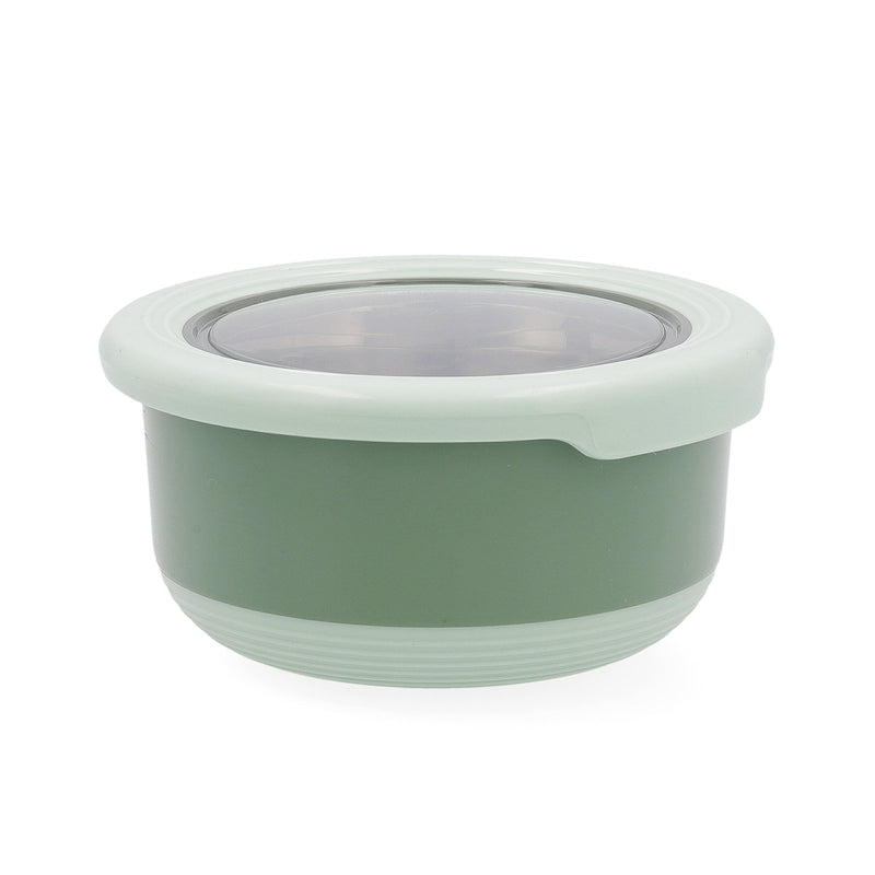 QUID Samba - Recipiente Redondo 0.42L con Interior en Acero Inoxidable