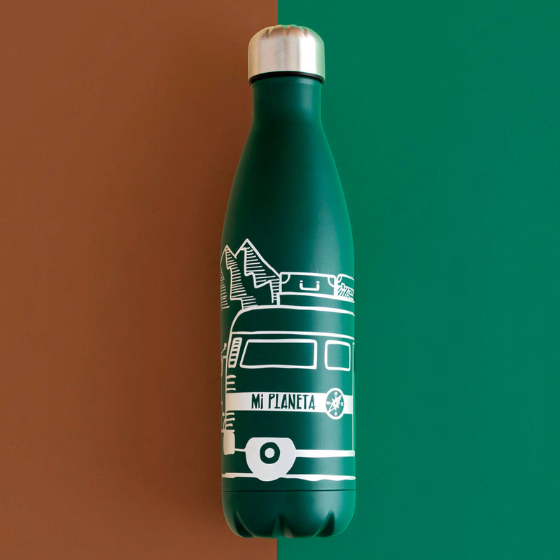 BIDASOA Mi Planeta - Botella Térmica 0.75L en Acero Inoxidable 