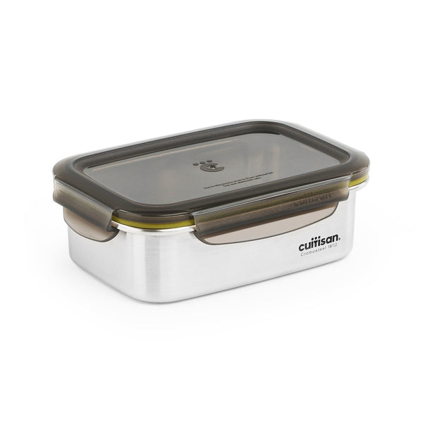 Cuitisan Signature - Recipiente Rectangular 0.68L en Cromosteel. Apto Microondas