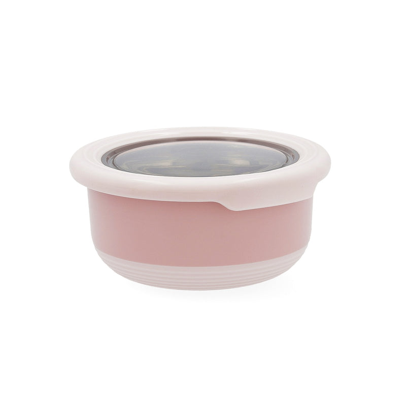 QUID Samba - Recipiente Redondo 0.22L con Interior en Acero Inoxidable