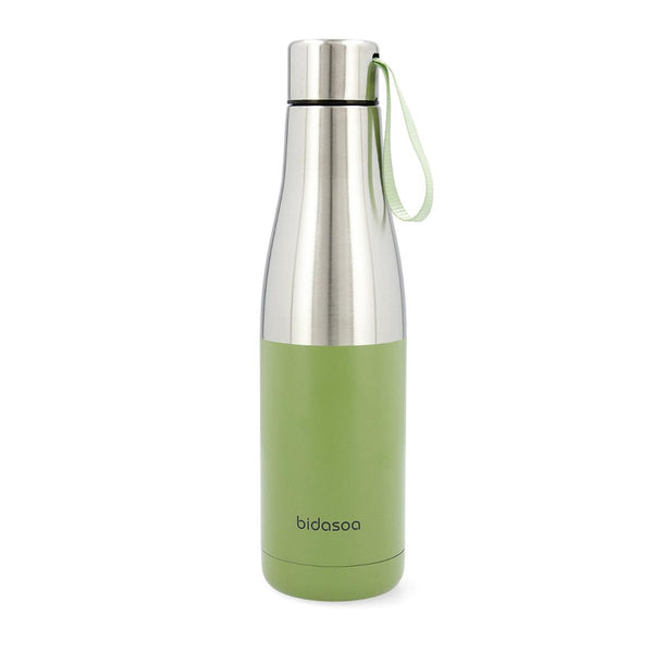 BIDASOA Mentha - Botella Térmica Reutilizable 1L en Acero Inoxidable
