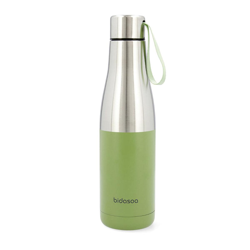 BIDASOA Mentha - Botella Térmica Reutilizable 1L en Acero Inoxidable