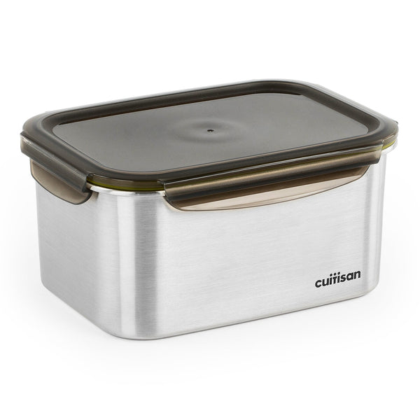 Cuitisan Signature - Recipiente Rectangular 4L en Cromosteel. Apto Microondas