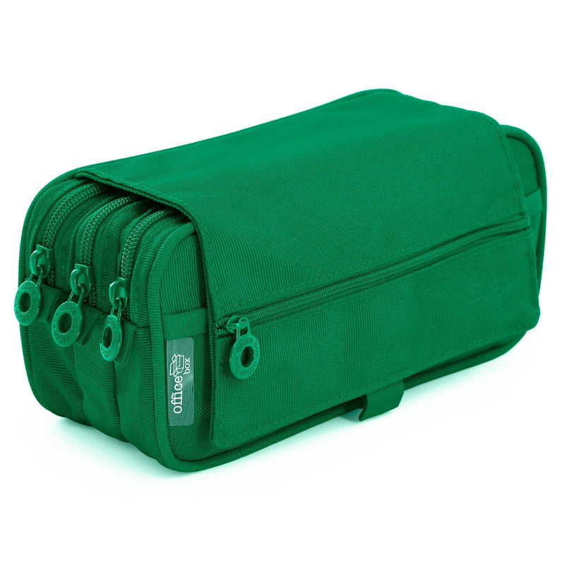 Estuche Escolar Triple Portatodo con Tres Cremalleras