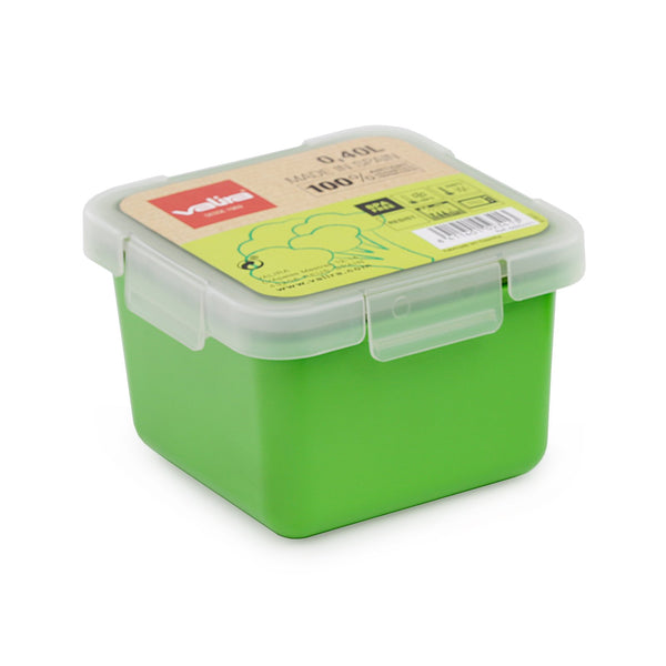 VALIRA Nomad Petit - Recipiente Cuadrado 0.4L en Plástico Cerámico PBT. Verde