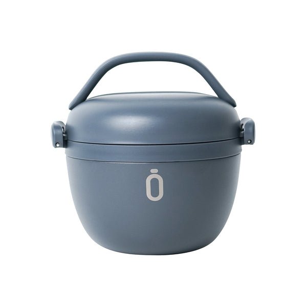 RUNBOTT Lunch - Termo Porta Alimentos Redondo 560 ml con Asa. Antracita