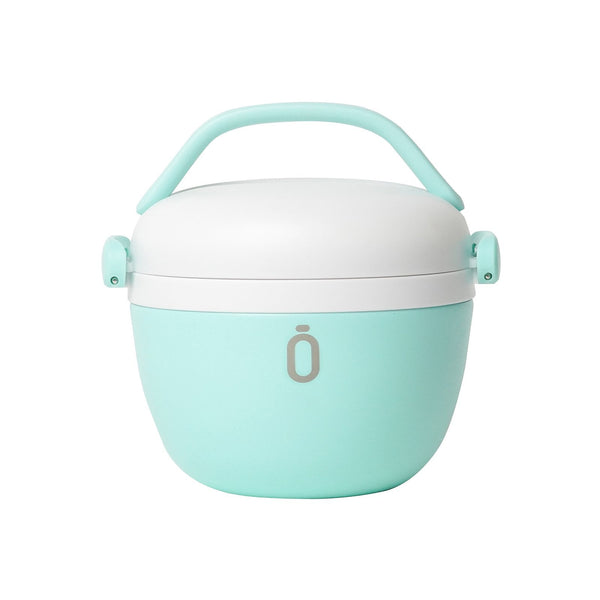 RUNBOTT Lunch - Termo Porta Alimentos Redondo 560 ml con Asa. Menta