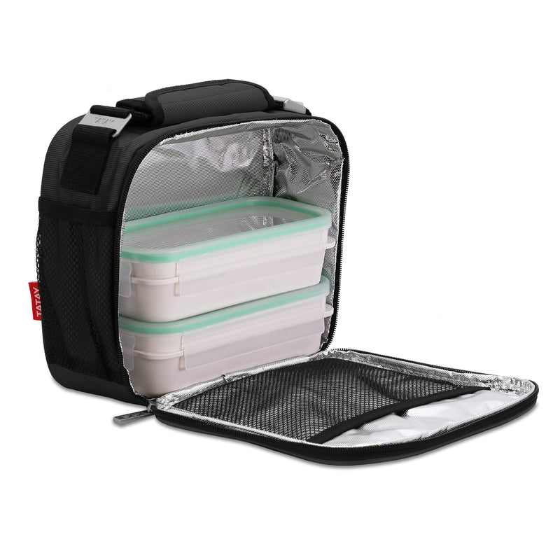 TATAY Urban Food Prime - Bolsa Térmica Porta Alimentos 4.7L con 4 Recipientes
