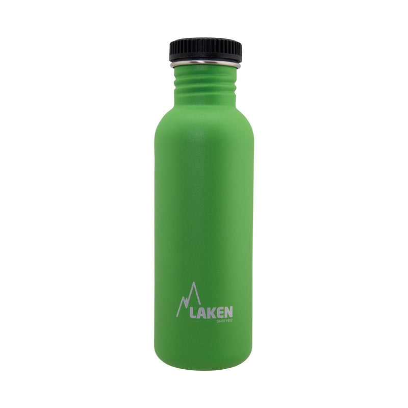 LAKEN Basic Steel - Botella de Agua 0.75L en Acero Inoxidable. Verde