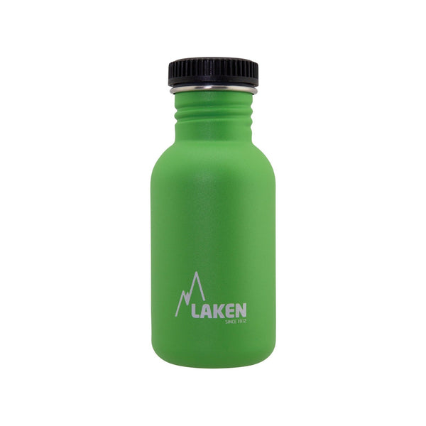 LAKEN Basic Steel - Botella de Agua 0.5L en Acero Inoxidable. Verde