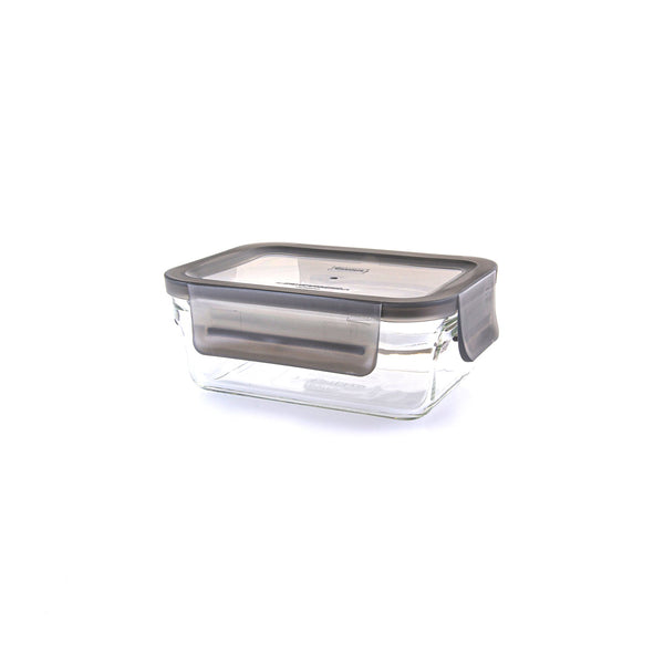 Glasslock Oven Smart - Recipiente Rectangular en Vidrio Templado, Apto Horno, 700 ml