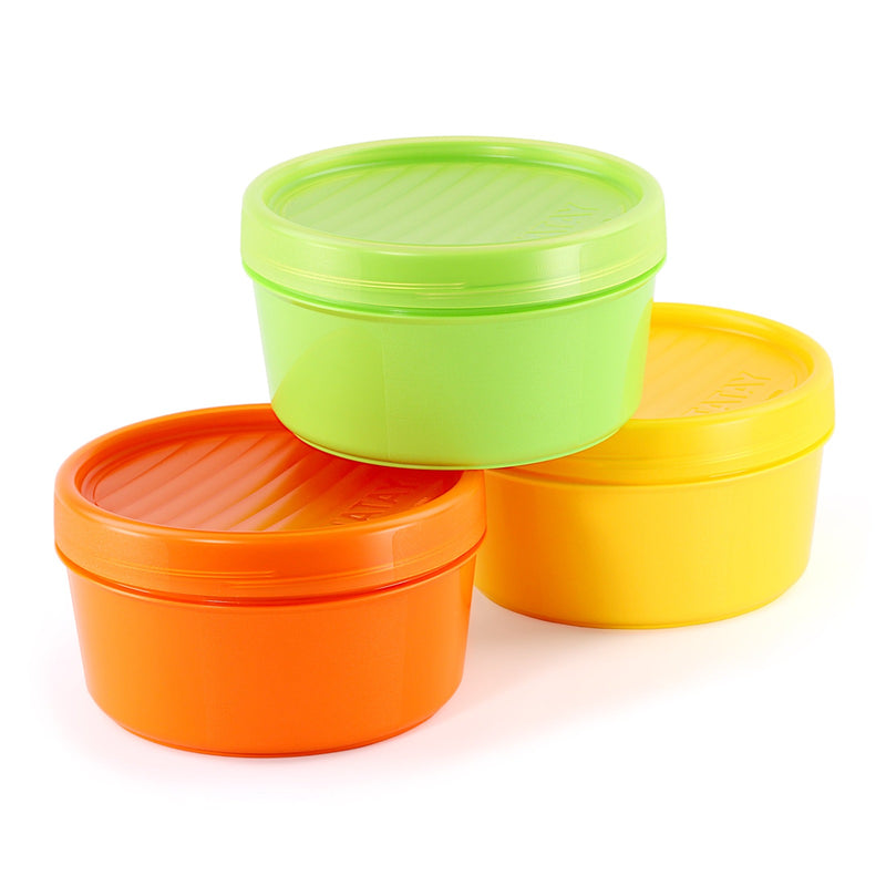 TATAY - Lote de 3 Recipientes Porta Fruta de 0.5L en Colores Surtidos