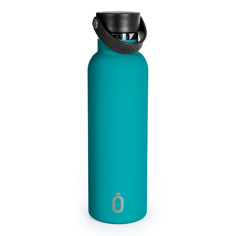 Runbott Sport - Botella Térmica Reutilizable de 0.6L con Interior Cerámico. Esmeralda