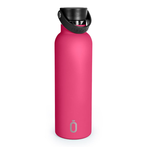Runbott Sport - Botella Térmica Reutilizable de 0.6L con Interior Cerámico. Fucsia