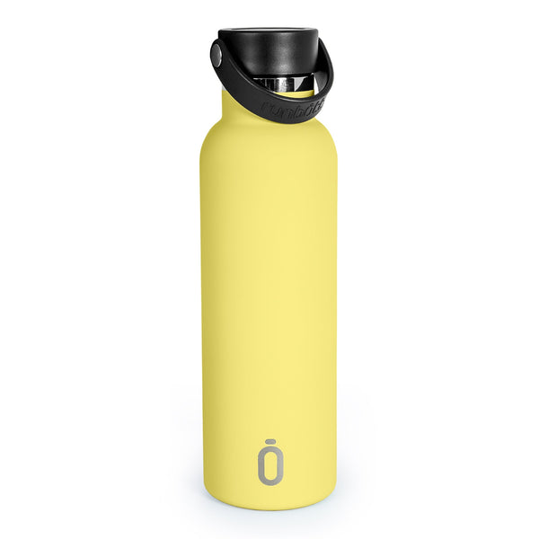 Runbott Sport - Botella Térmica de 0.6L con Doble Pared de Acero y Capa Cerámica. Limón