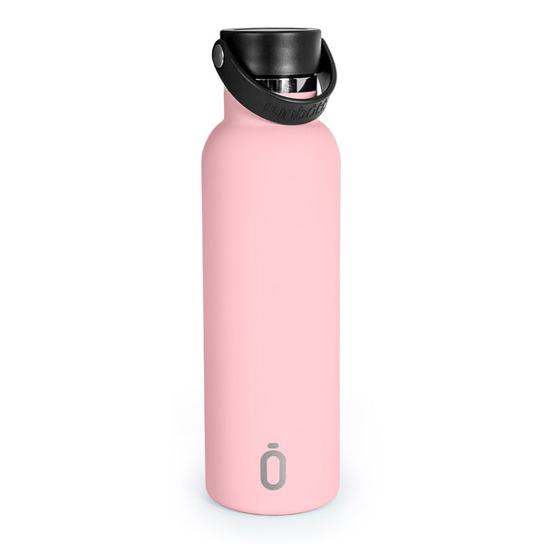 Runbott Sport - Botella Térmica de 0.6L con Doble Pared de Acero y Capa Cerámica. Rosa