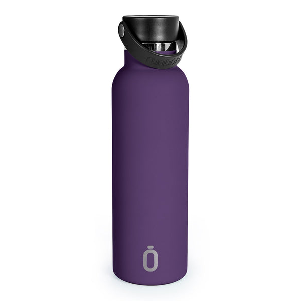 Runbott Sport - Botella Térmica de 0.6L con Doble Pared de Acero y Capa Cerámica. Violeta