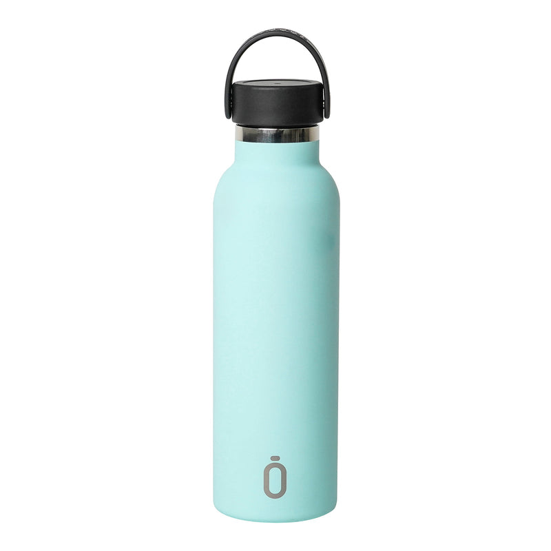 Runbott Soft - Botella Térmica de 0.6L con Doble Pared de Acero y Capa Cerámica. Aguamarina