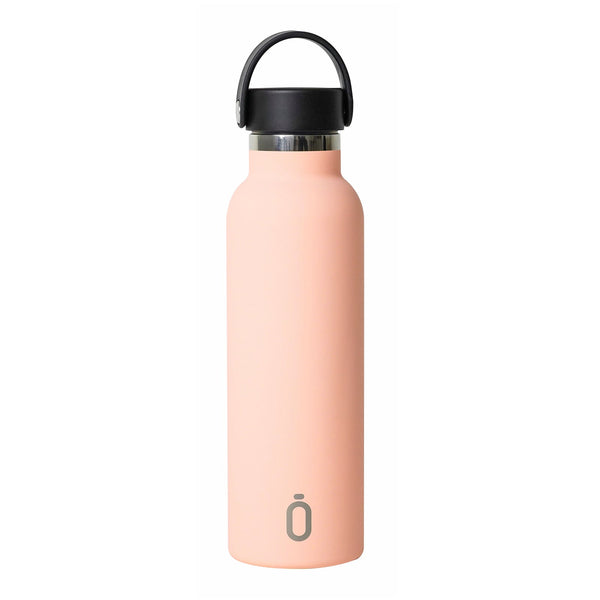 Runbott Soft - Botella Térmica de 0.6L con Doble Pared de Acero y Capa Cerámica. Melocoton