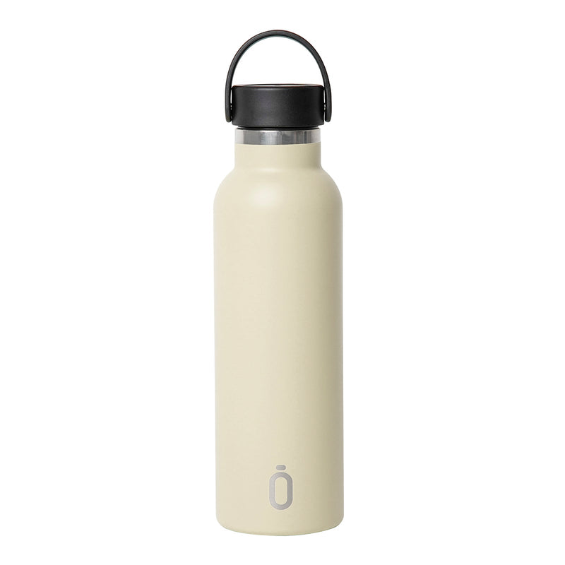 Runbott Soft - Botella Térmica de 0.6L con Doble Pared de Acero y Capa Cerámica. Nata
