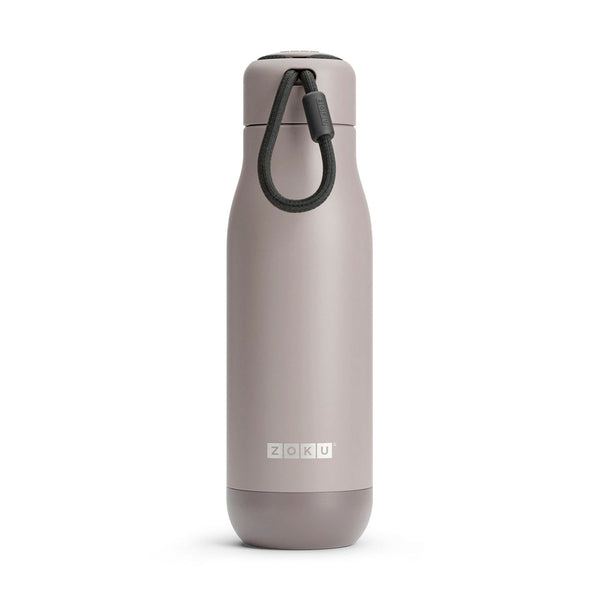 ZOKU PC - Botella Térmica de 0.5L en Acero Inoxidable de Doble Pared. Ash
