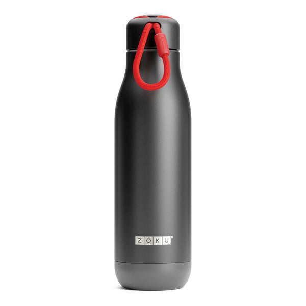 ZOKU PC - Botella Térmica de 0.75L en Acero Inoxidable de Doble Pared. Black