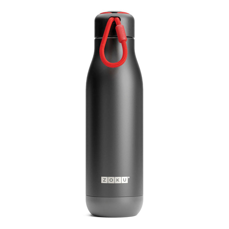 ZOKU PC - Botella Térmica de 0.75L en Acero Inoxidable de Doble Pared. Black