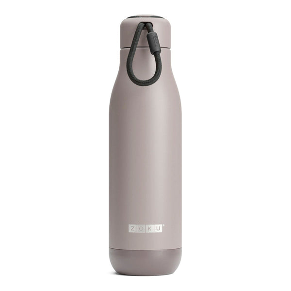 ZOKU PC - Botella Térmica de 0.75L en Acero Inoxidable de Doble Pared. Ash