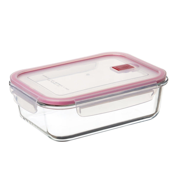 TATAY Cook & Eat - Recipiente Hermético Rectangular de 1.5L en Vidrio Apto Horno