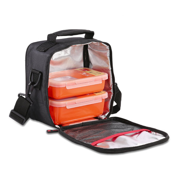 VALIRA Compact - Bolsa Térmica Porta Alimentos Plegable. Incluye Recipientes de 0.75 y 0.5L